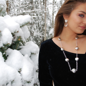 Bella Double Take Ball Necklace